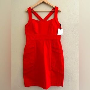 CALVIN KLEIN RED DRESS NWT